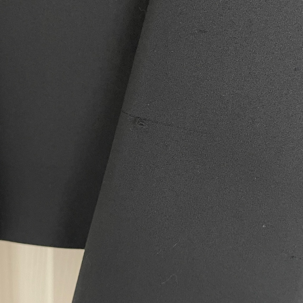 Calvin Klein Black Cropped Single-Button Suit Jacket - Picture 8 of 13